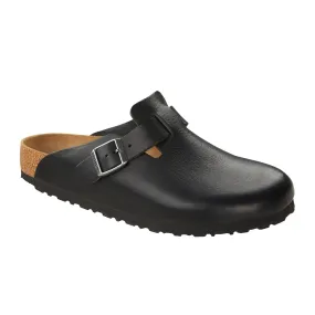 Birkenstock Boston Grip Clog (Men) - Vintage Wood Black Leather