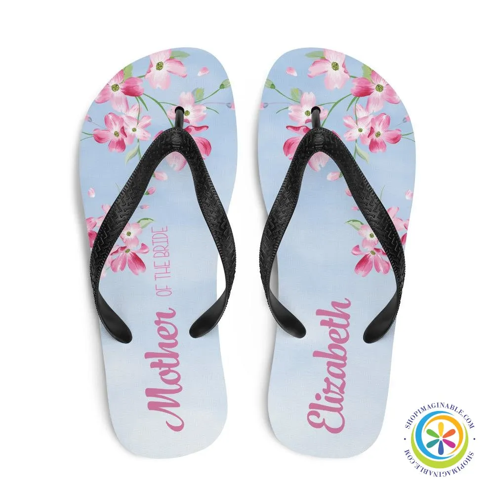 Cherry Blossom Personalized Custom Flip-Flops