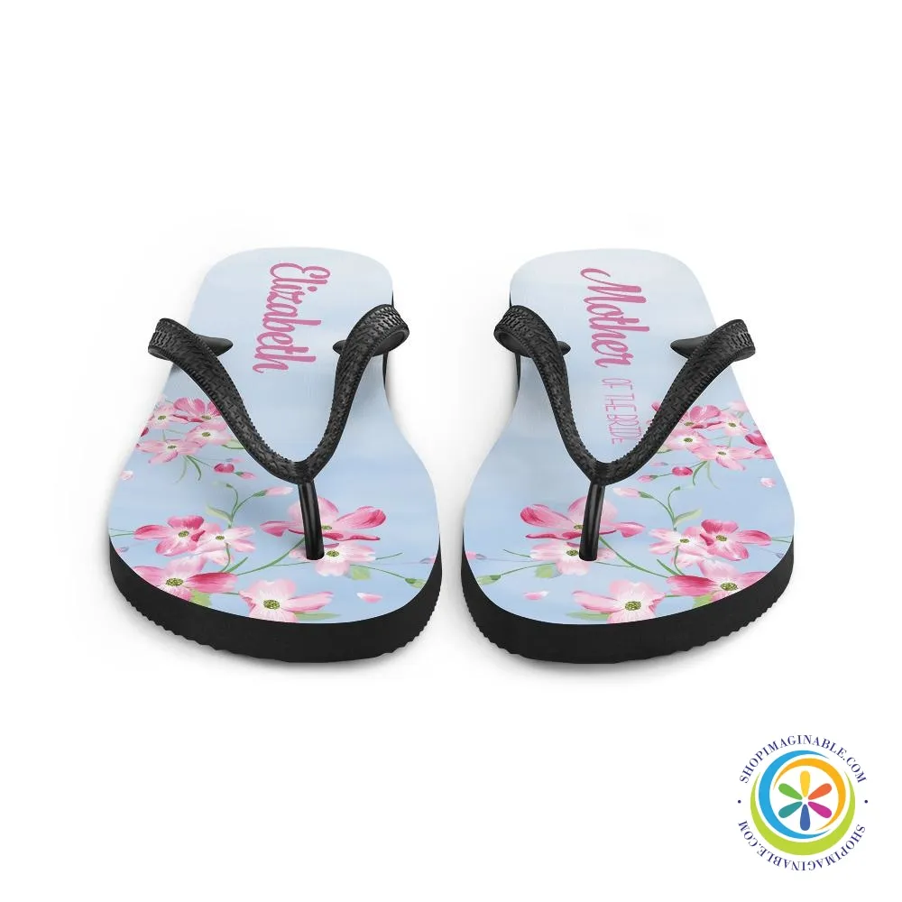 Cherry Blossom Personalized Custom Flip-Flops