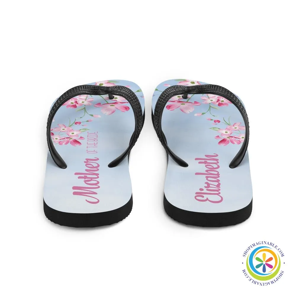 Cherry Blossom Personalized Custom Flip-Flops