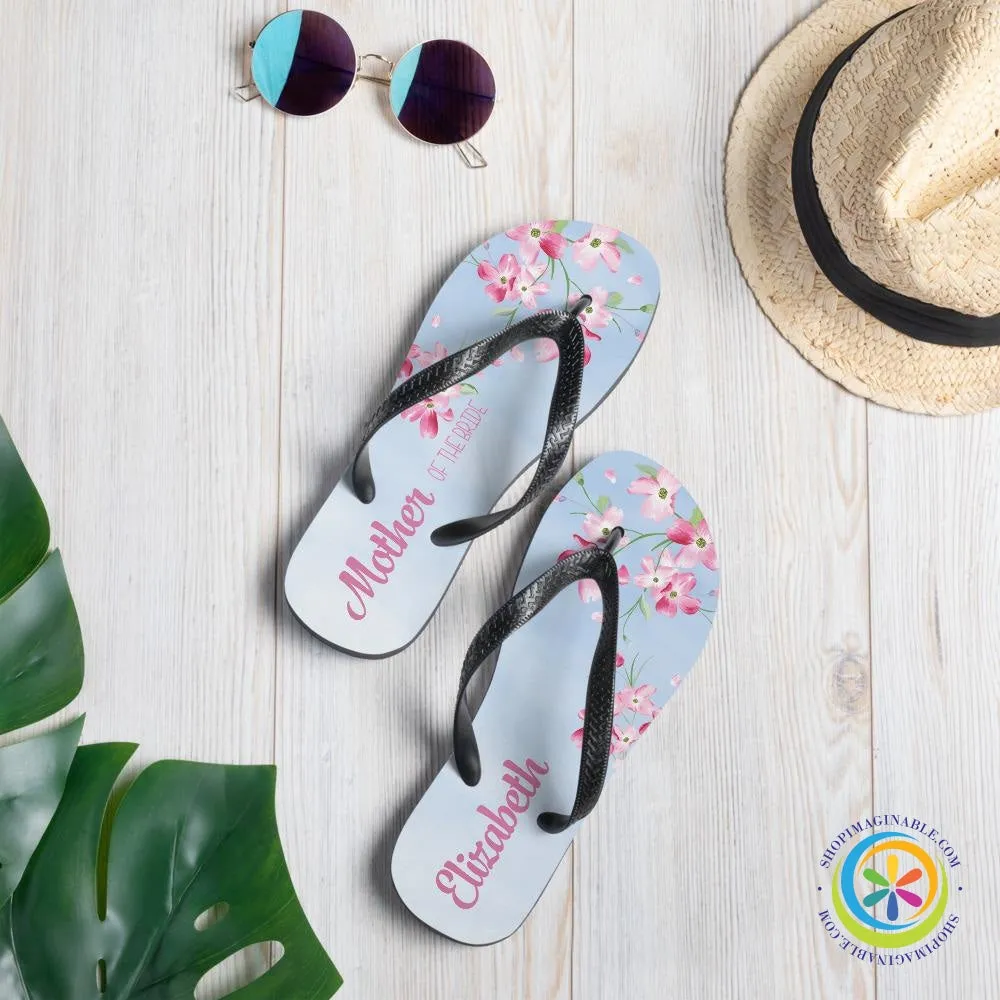 Cherry Blossom Personalized Custom Flip-Flops