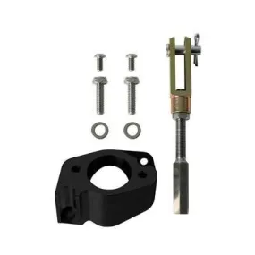 Detroit Speed Clutch Master Cylinder Adapter - Black - Tilton Master Cylinder - Detroit Speed Master Cylinder Bracket
