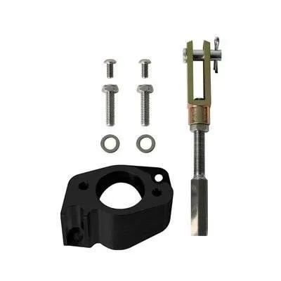 Detroit Speed Clutch Master Cylinder Adapter - Black - Tilton Master Cylinder - Detroit Speed Master Cylinder Bracket