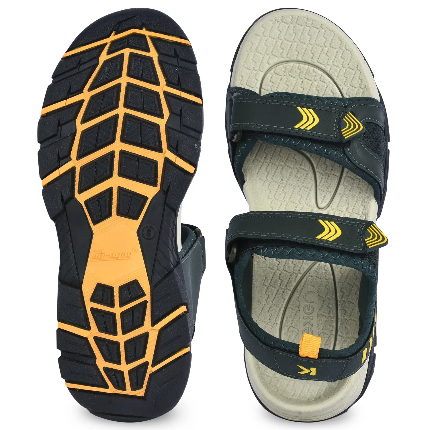 Eeken ESDGO4505 Green Stylish Lightweight Dailywear Sports Sandals For Men