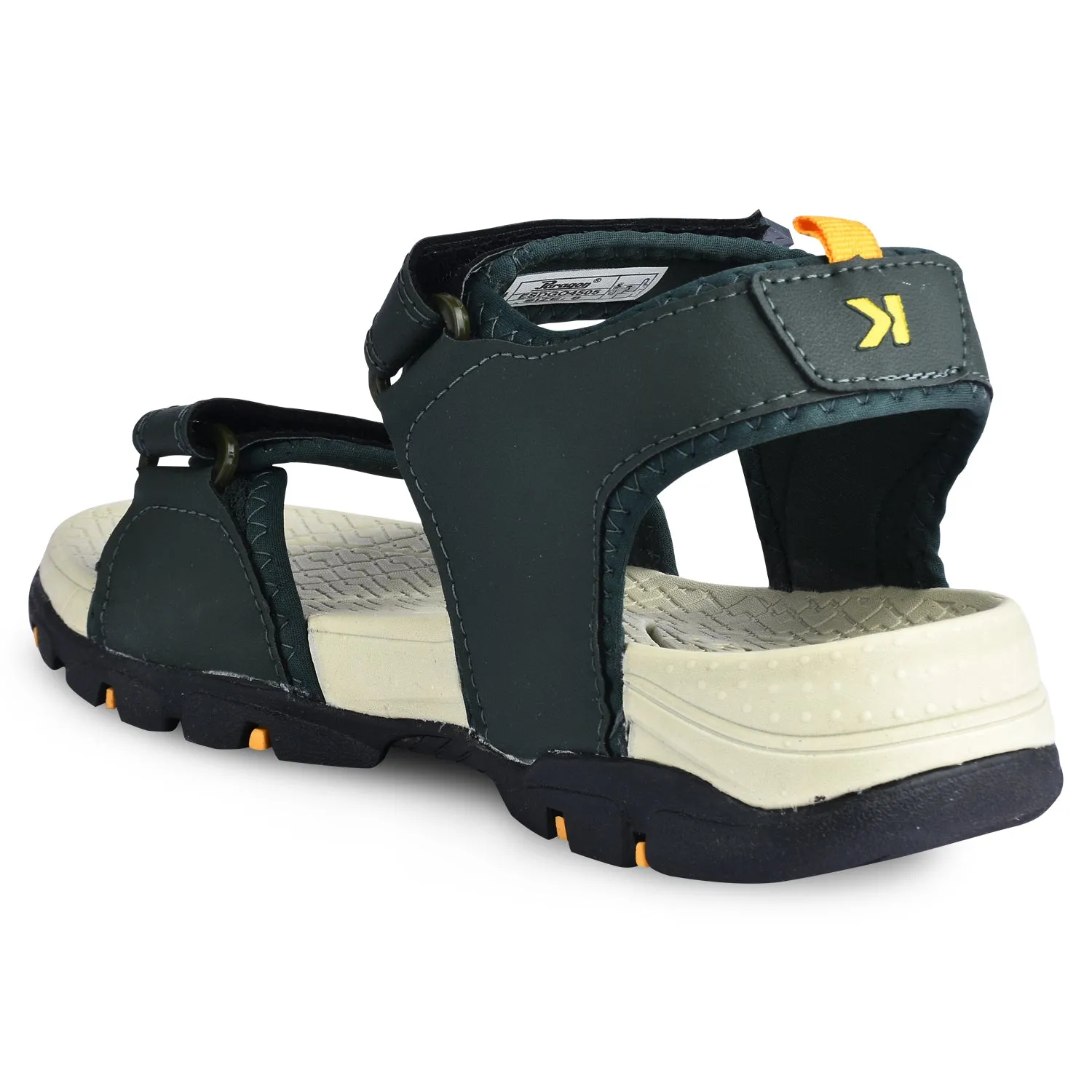 Eeken ESDGO4505 Green Stylish Lightweight Dailywear Sports Sandals For Men