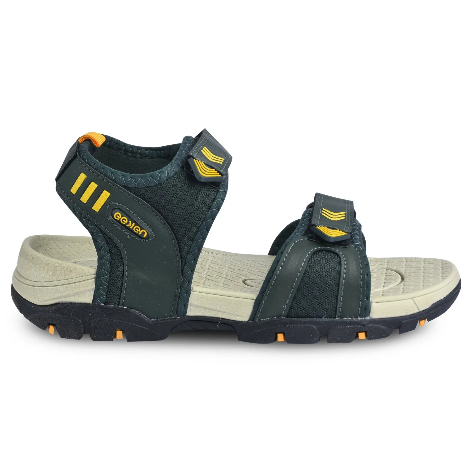 Eeken ESDGO4505 Green Stylish Lightweight Dailywear Sports Sandals For Men