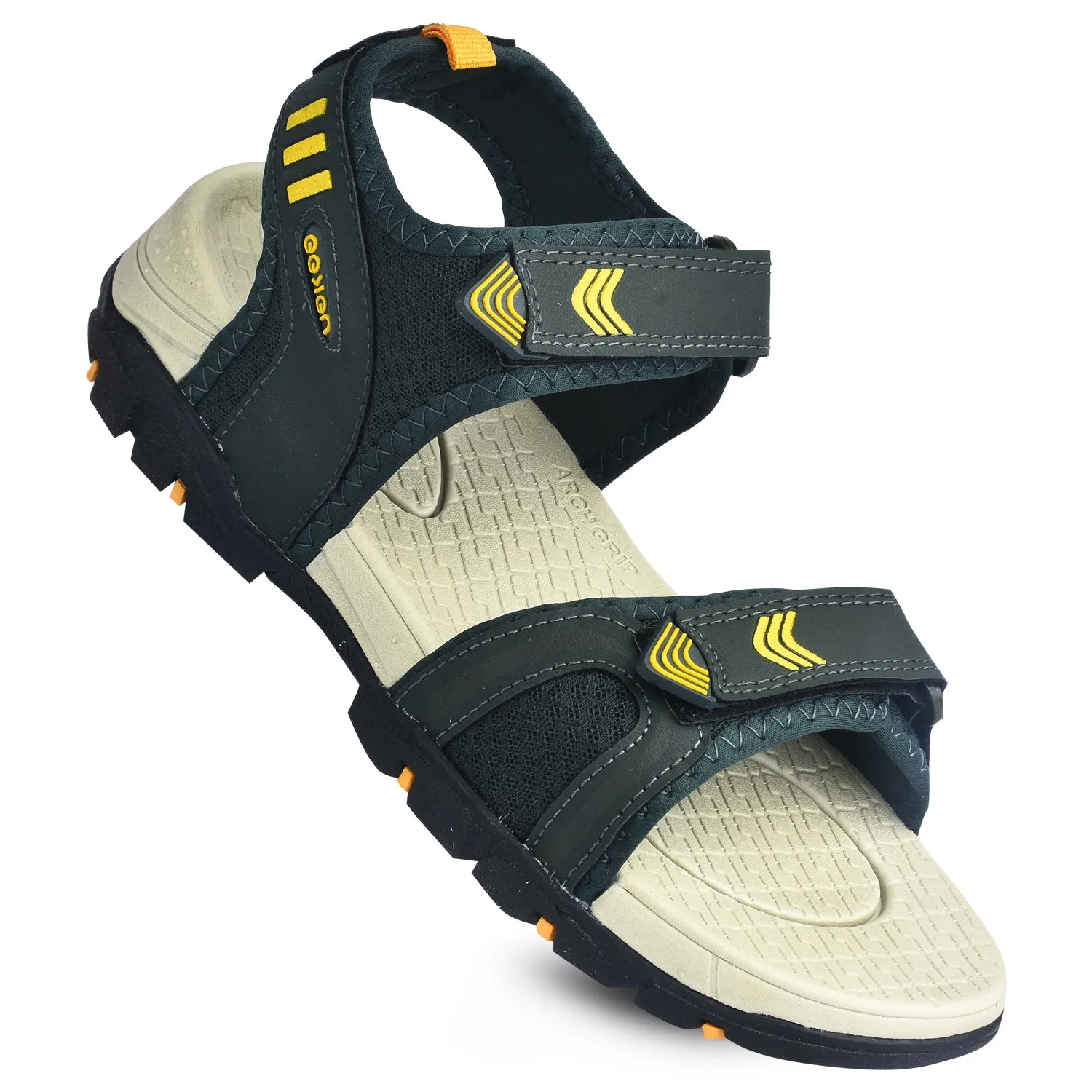 Eeken ESDGO4505 Green Stylish Lightweight Dailywear Sports Sandals For Men