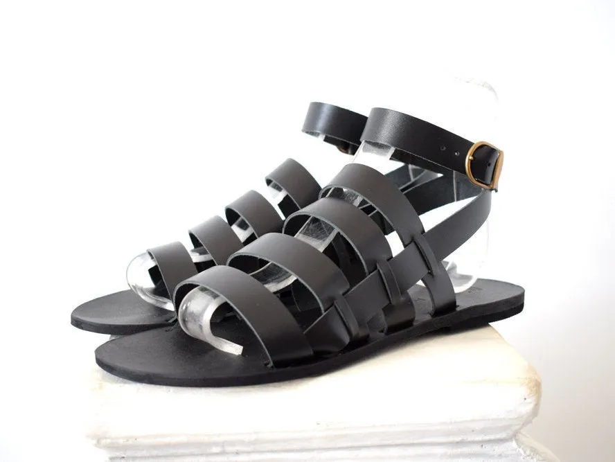 Gladiator Men Sandals/ Gift For Men/ leather sandals/ Handmade Sparta Sandals/ Men Gift/ Men black sandals/ Genuine Leather