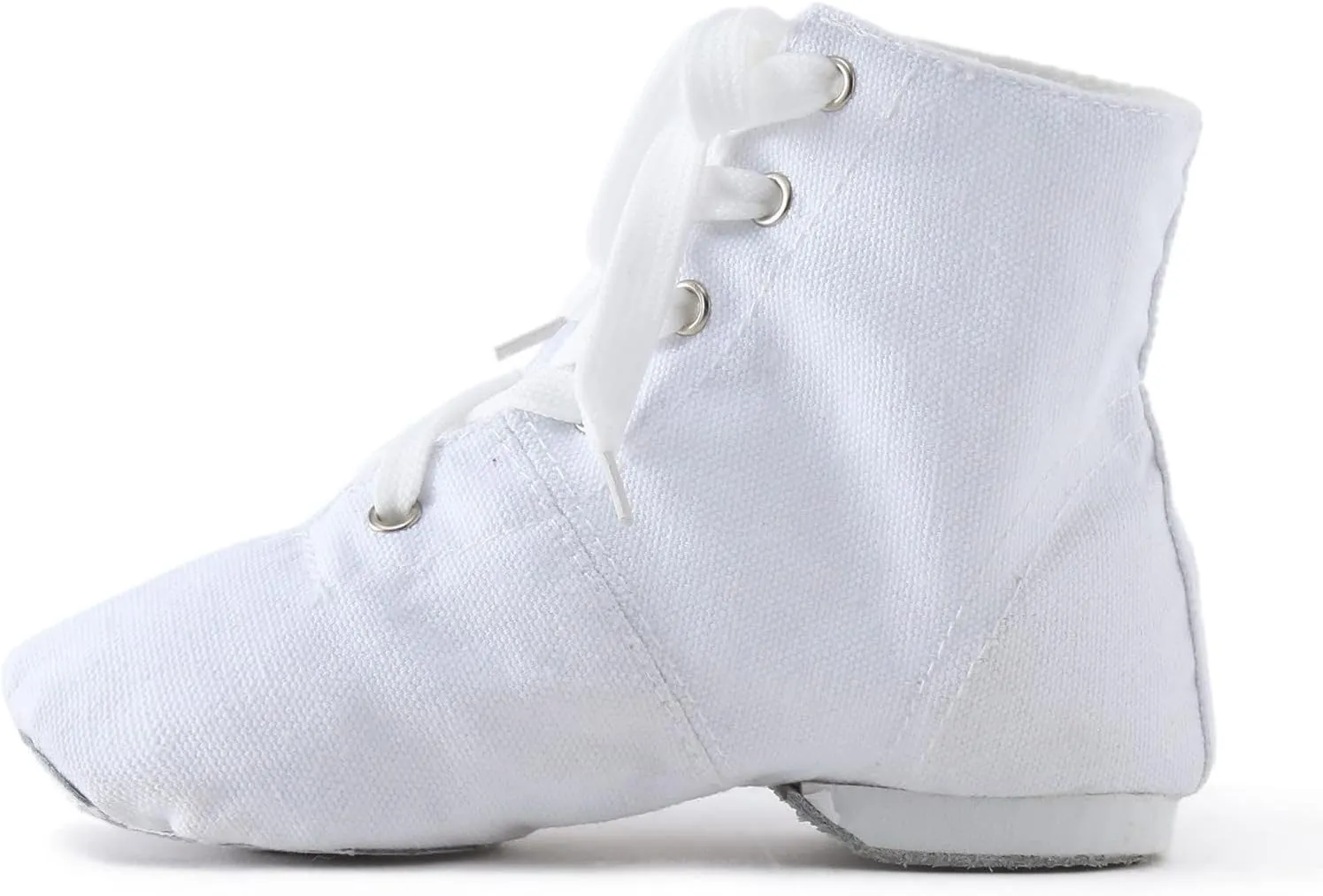 Kids Jazz Boot Shoes Baby Girl boy Ankle Lace-up Dance Shoes Flat 𝗣ractice Dancing Boots Soft-Soled High Boots