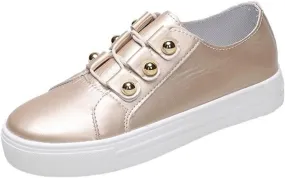 Lausiuoe Sneakers For Women Slip On Arch Support Womens Canvas Sneakers Low Top Fashion Comfortable Classic Casual Lightweight Soft Breathable Non-Slip Walking Flat Shoes Loafers