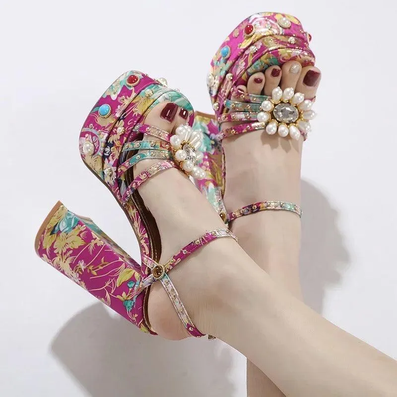 Malica Platform Block Heels