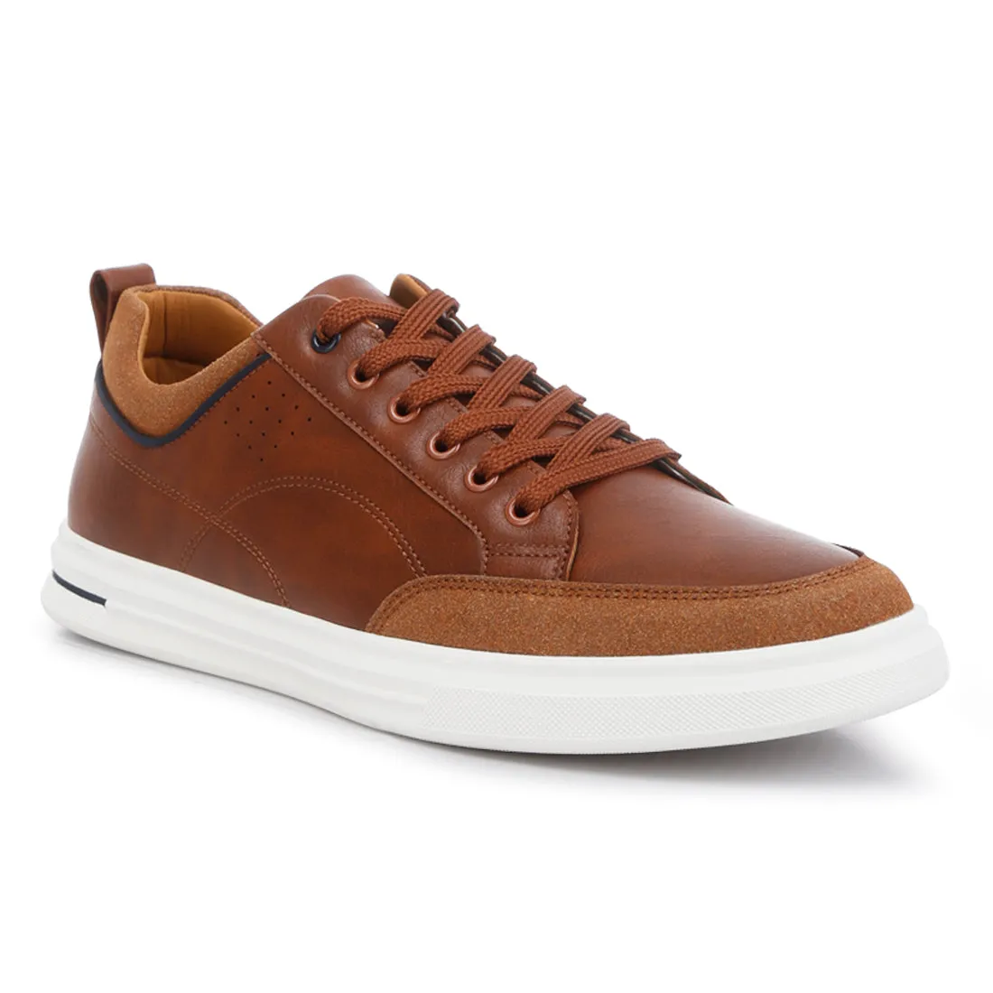 Men's Micro Suede Panel Casual Sneakers