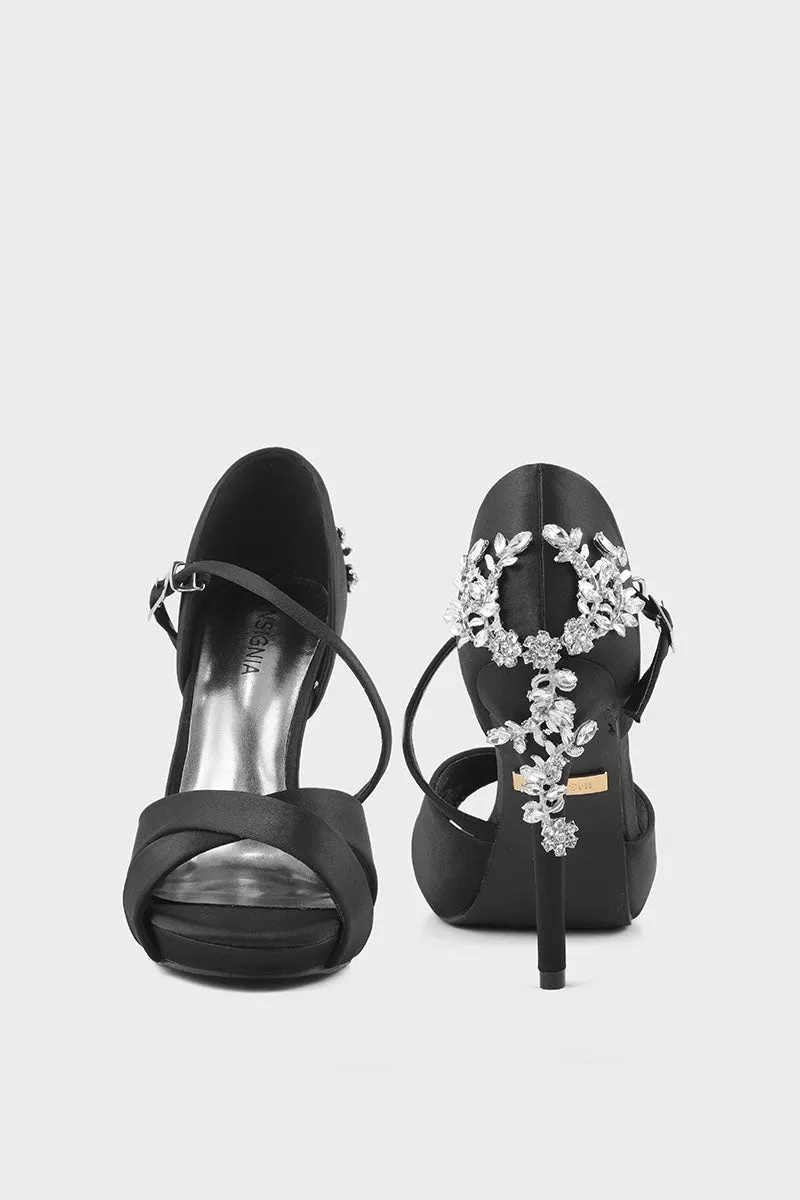 Party Wear Sandal I23710-Black