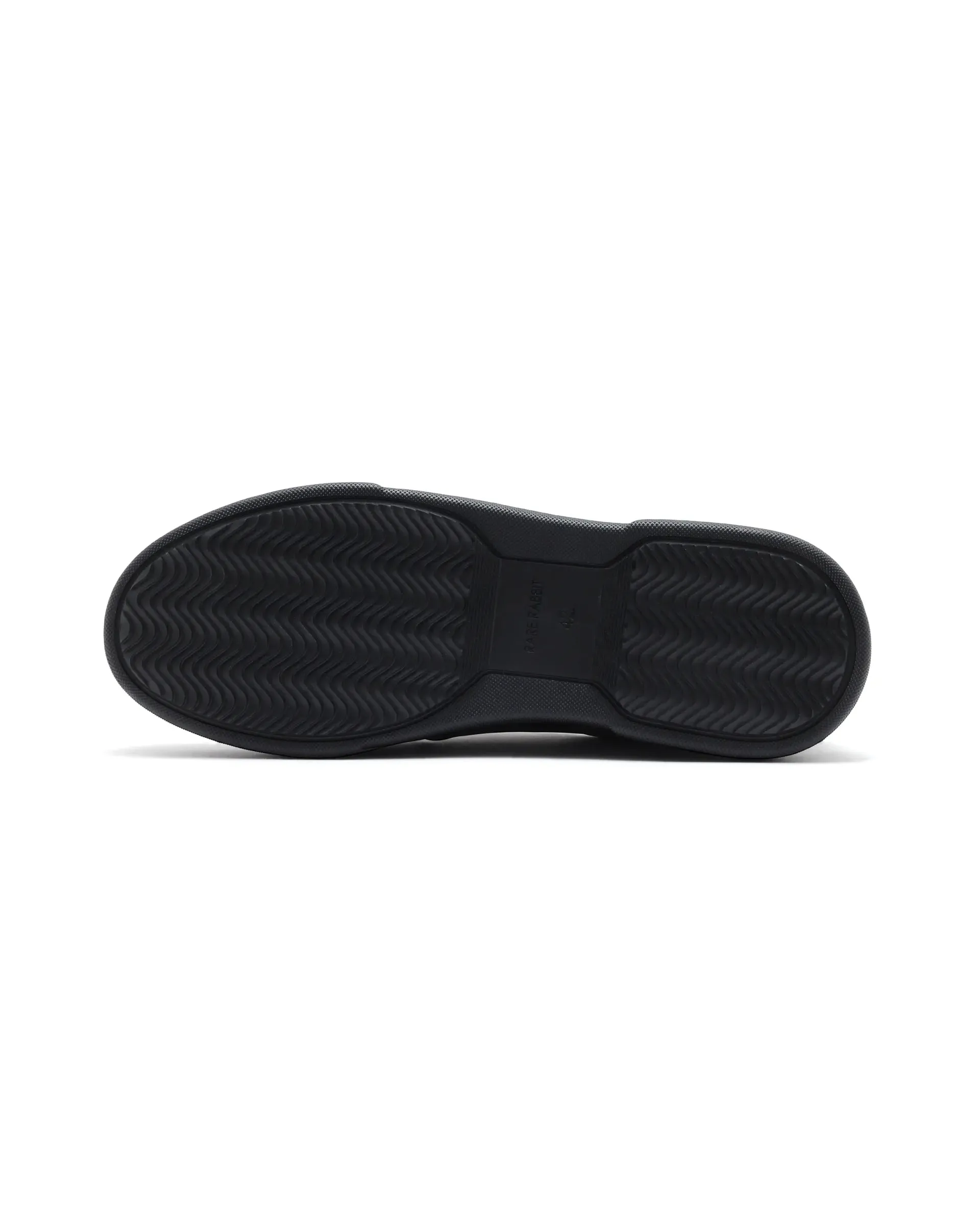 Rare Rabbit Men Deric-Fs1 Black Lace-Up Shoes