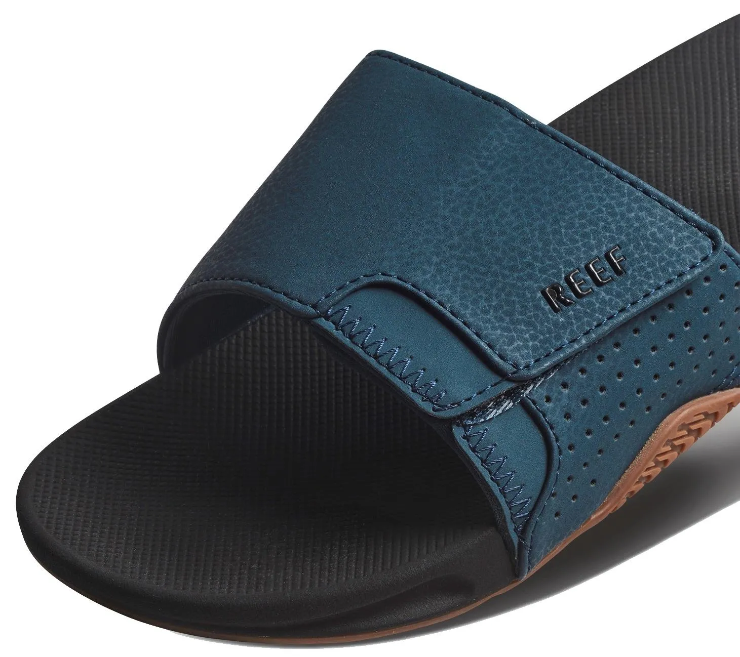 Reef Fanning Slide Orion Black Mens Sandals Flip Flops