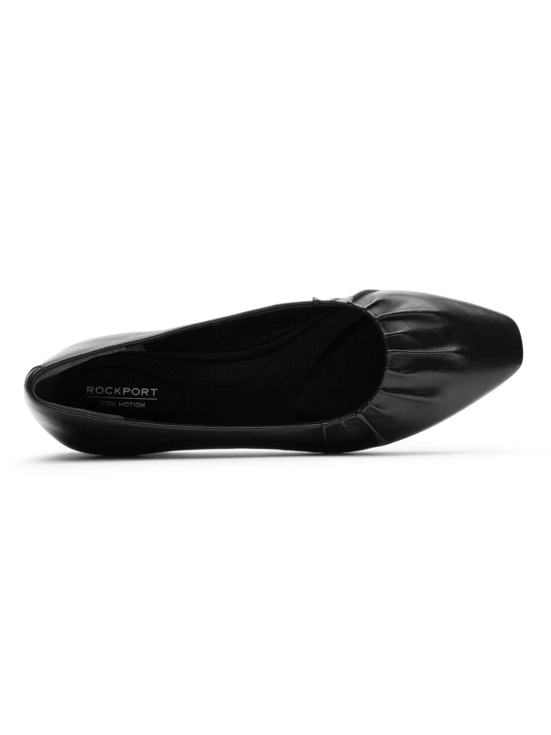 Rockport Women's Total Motion Laylani Gathered Flat Black CI8795