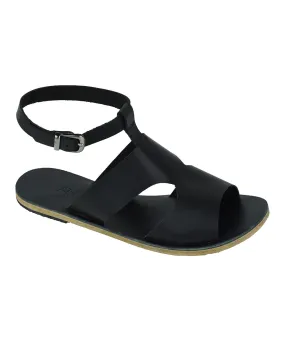 San Vincente Blvd - Stylish Anklet Strap Sandals | Black