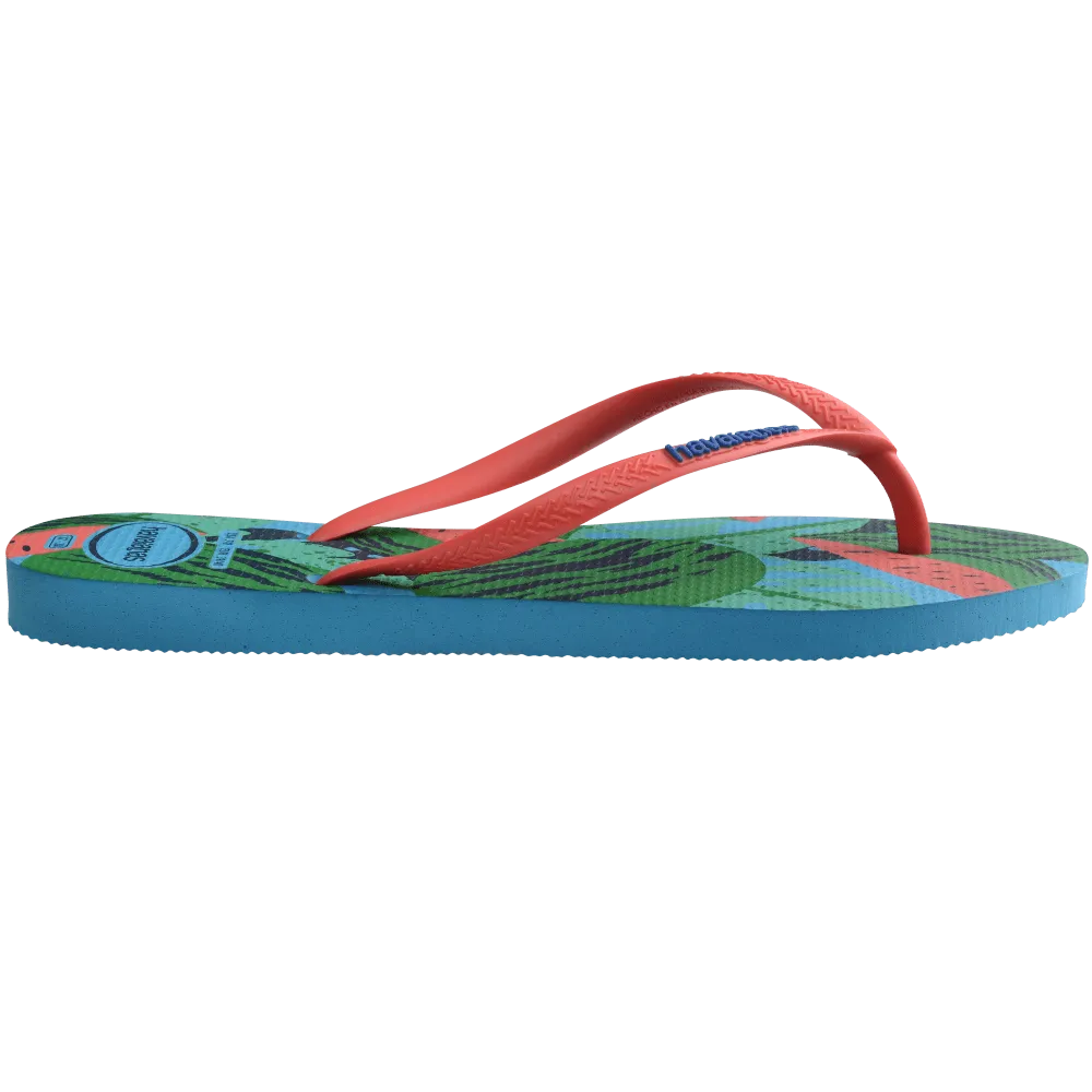 Slim Summer Fruits Flip Flops