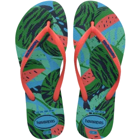 Slim Summer Fruits Flip Flops