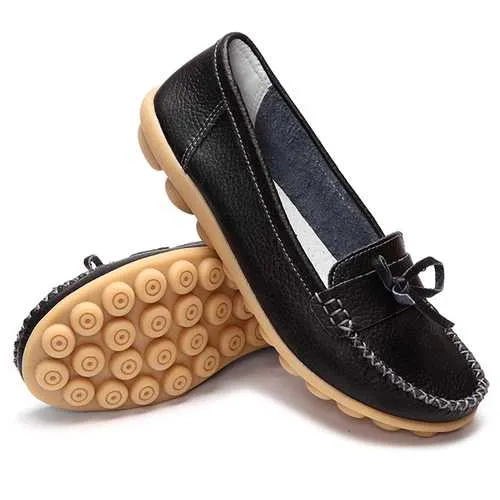 Slip On Casual Women Outdoor Round Toe Flat Loafers Shoes