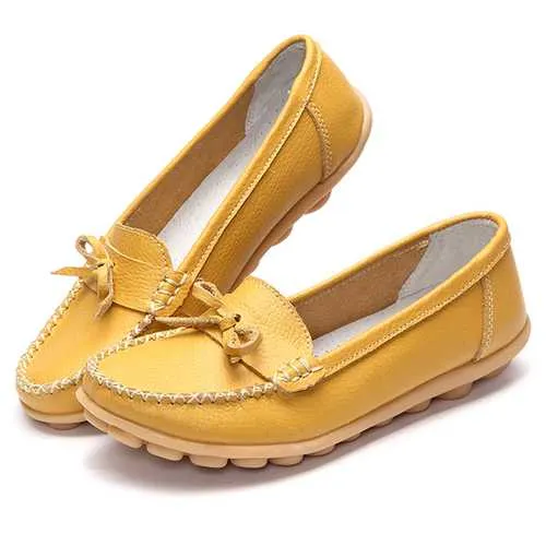 Slip On Casual Women Outdoor Round Toe Flat Loafers Shoes