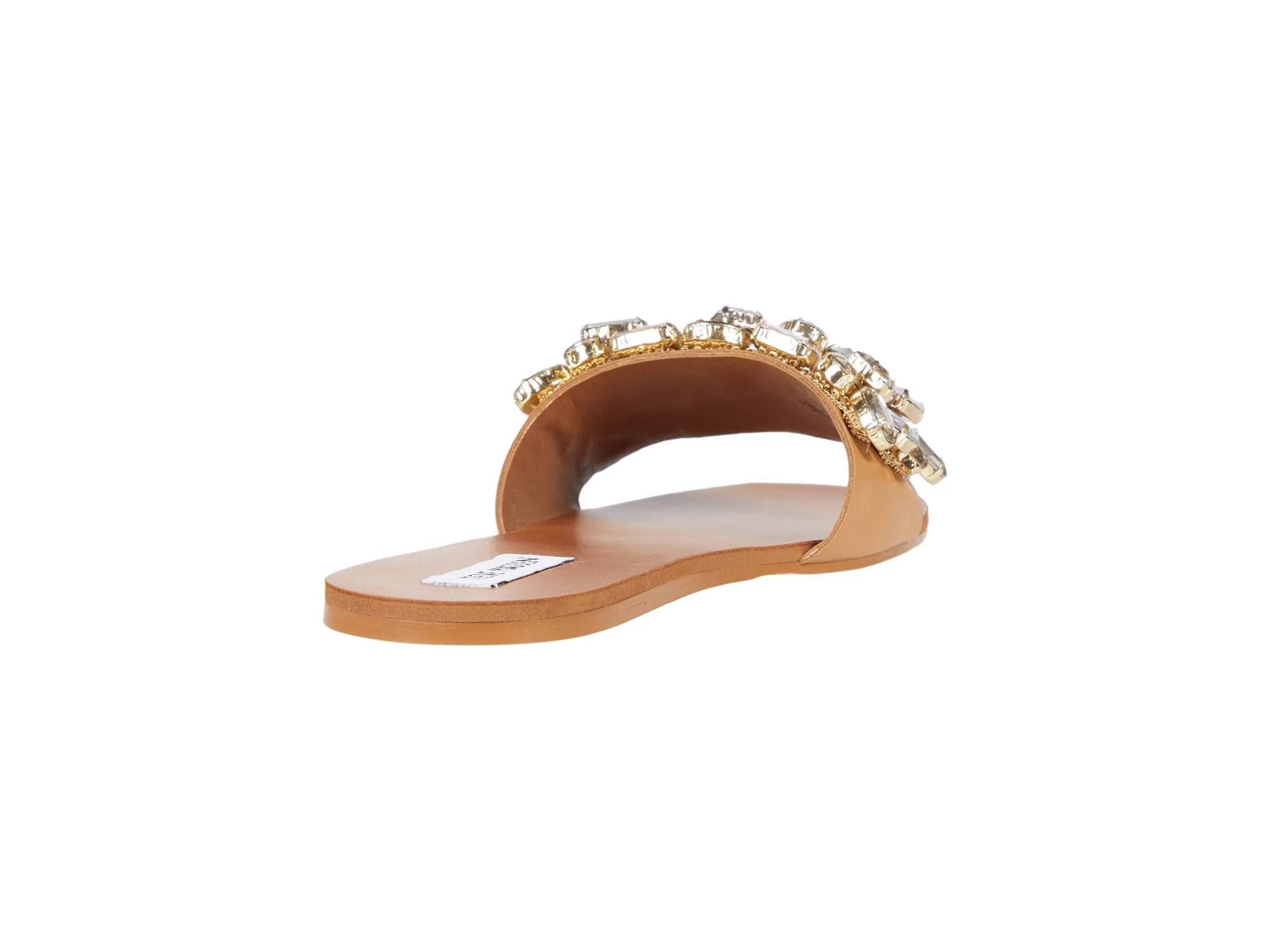 Steve Madden Women's BRIONNA Jeweled Embellished Sandals RHINESTONE (5.5, RHINESTONE)