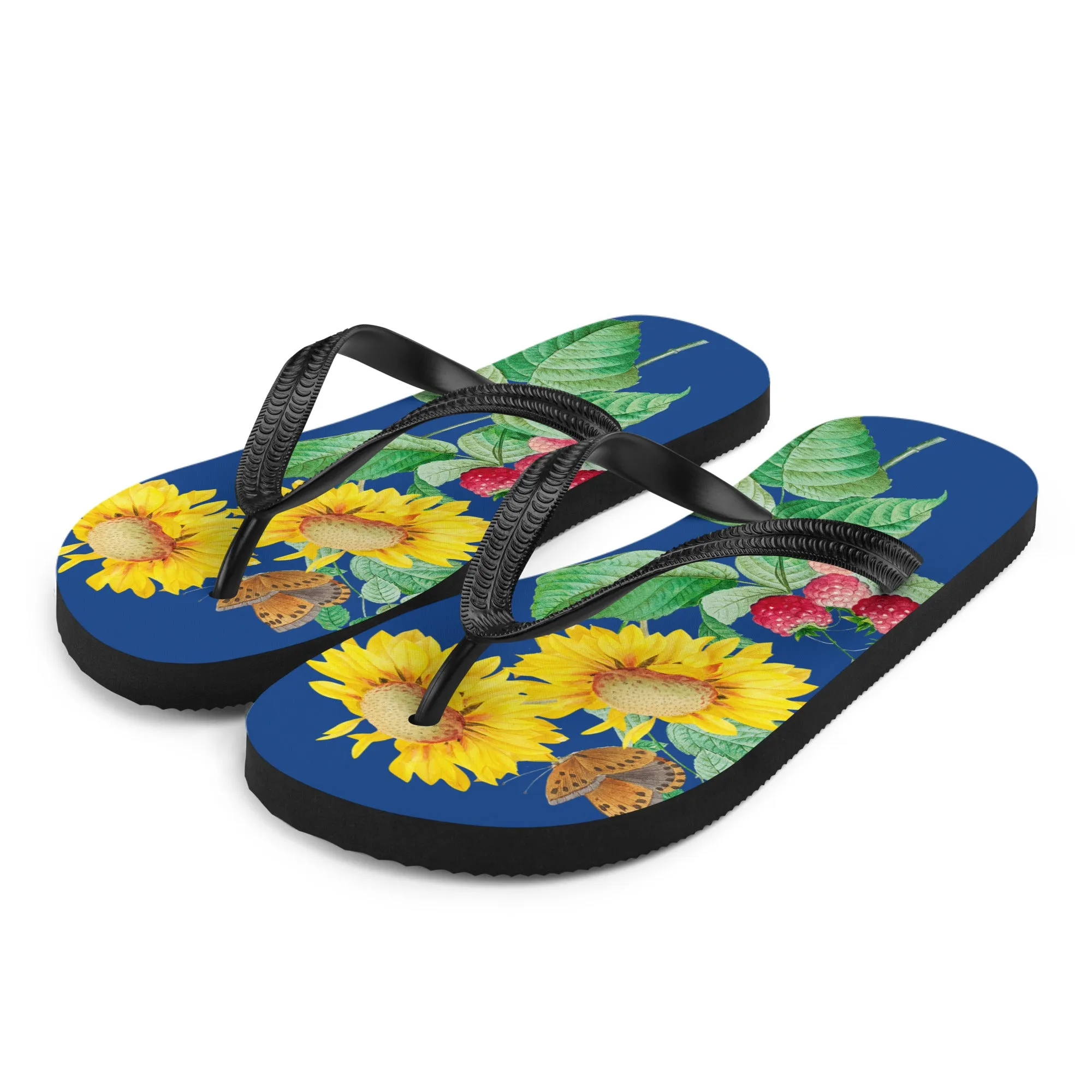 Sunflower Flip-Flops