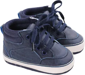 Toddler Boys Girls High Top Canvas Shoes Soft Rubber Sole Warm Sport Shoes Outdoor Casual Solid Boots with Strap