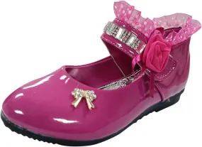 Toddler Princess Flower Lace Mary Jane Dance Shoes 𝗢xfords Leather Soft Sweet Elegant Flat Shoes for Kids Girls