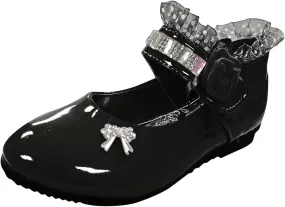 Toddler Princess Flower Lace Mary Jane Dance Shoes 𝗢xfords Leather Soft Sweet Elegant Flat Shoes for Kids Girls