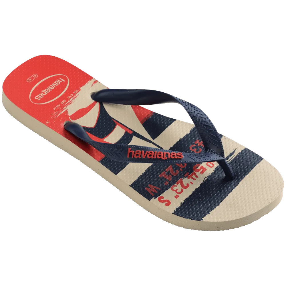 Top Nautical Flip Flops