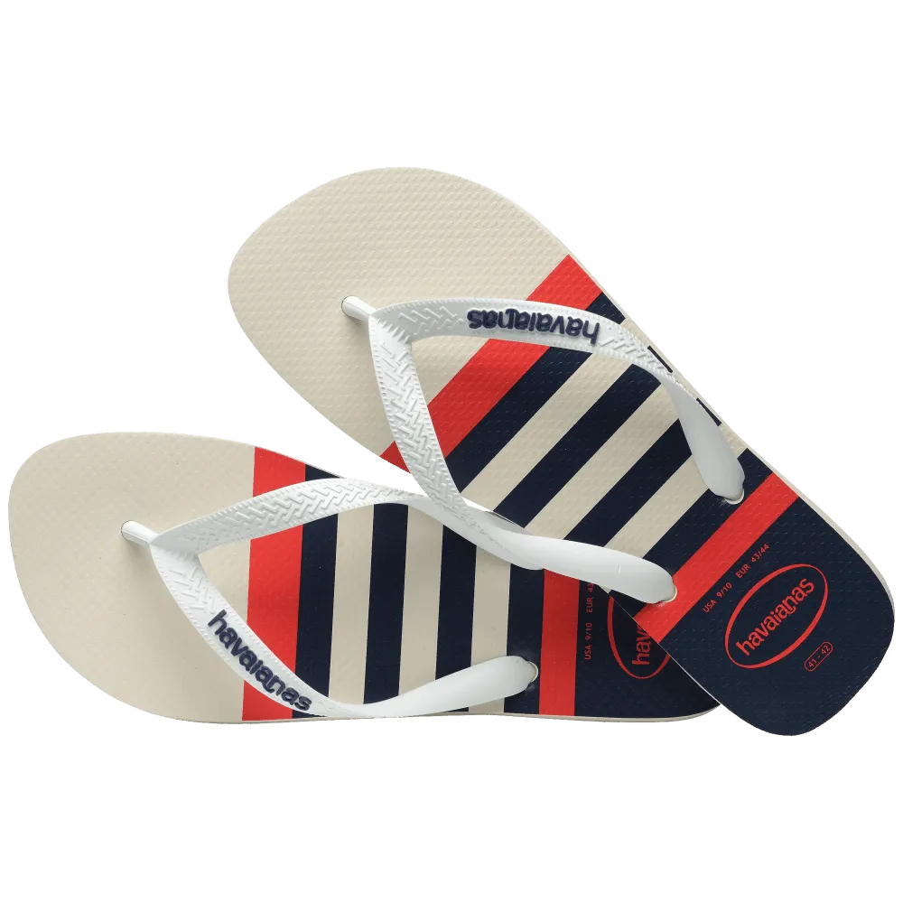 Top Nautical Flip Flops