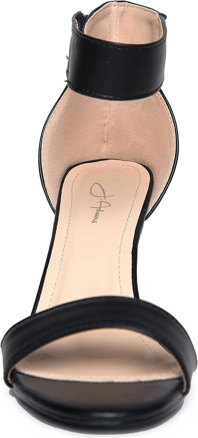 Womens Ankle Strap Open Peep Toe High Heels | Dress, Wedding, Party Heeled Sandals | Elegant, Comfortable & Strappy