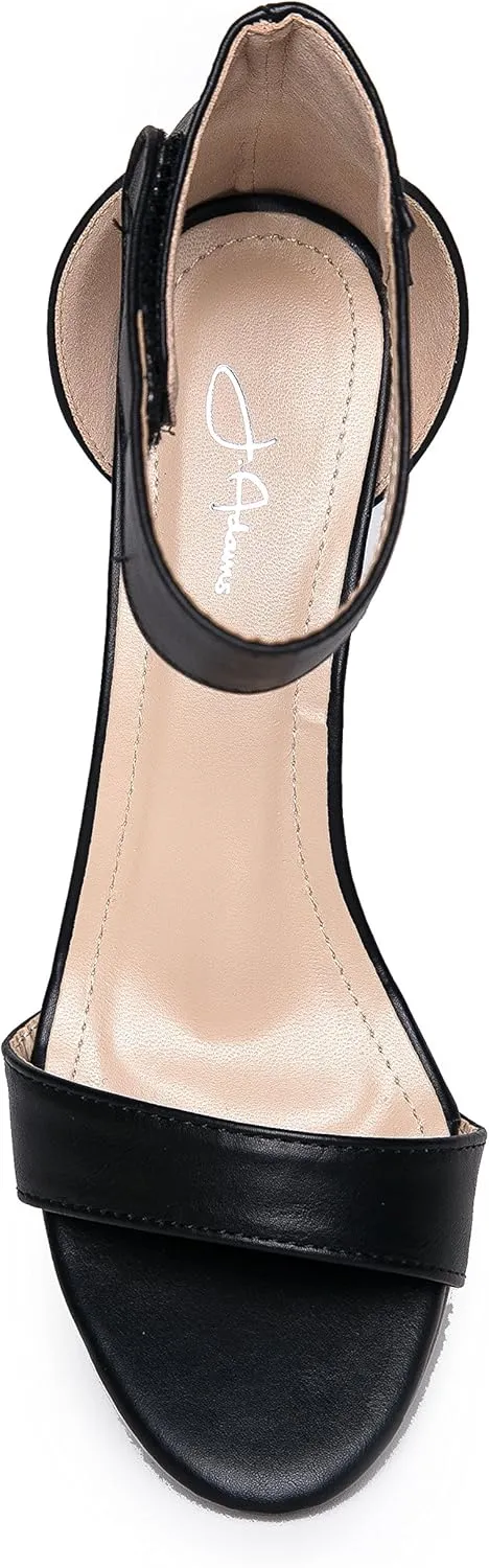 Womens Ankle Strap Open Peep Toe High Heels | Dress, Wedding, Party Heeled Sandals | Elegant, Comfortable & Strappy