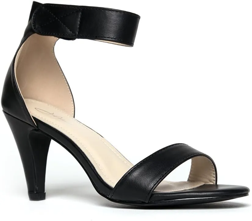 Womens Ankle Strap Open Peep Toe High Heels | Dress, Wedding, Party Heeled Sandals | Elegant, Comfortable & Strappy