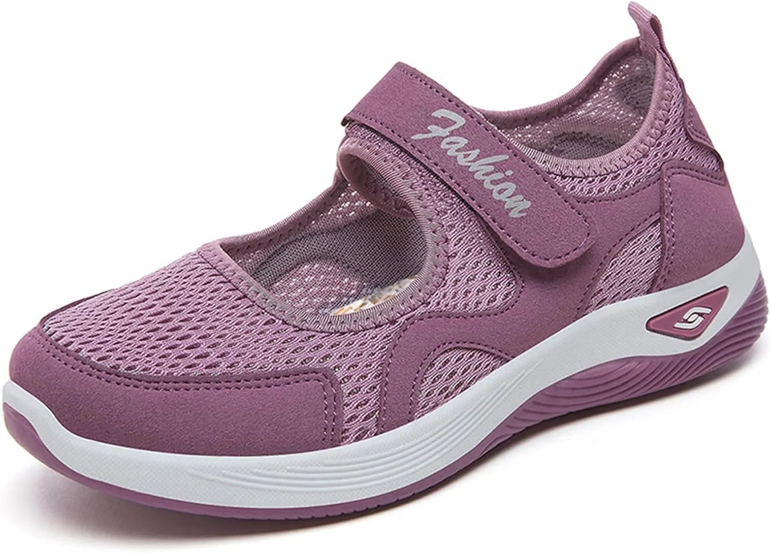 Women's Breathable Walking Shoes Comfortable Working Nurse Shoes Casual Nursing Orthotic Lightweight Shoe Adjustable Barefoot Casual Sneakers Zero Drop Arthritis Edema Sneakers Indoor Outdoor