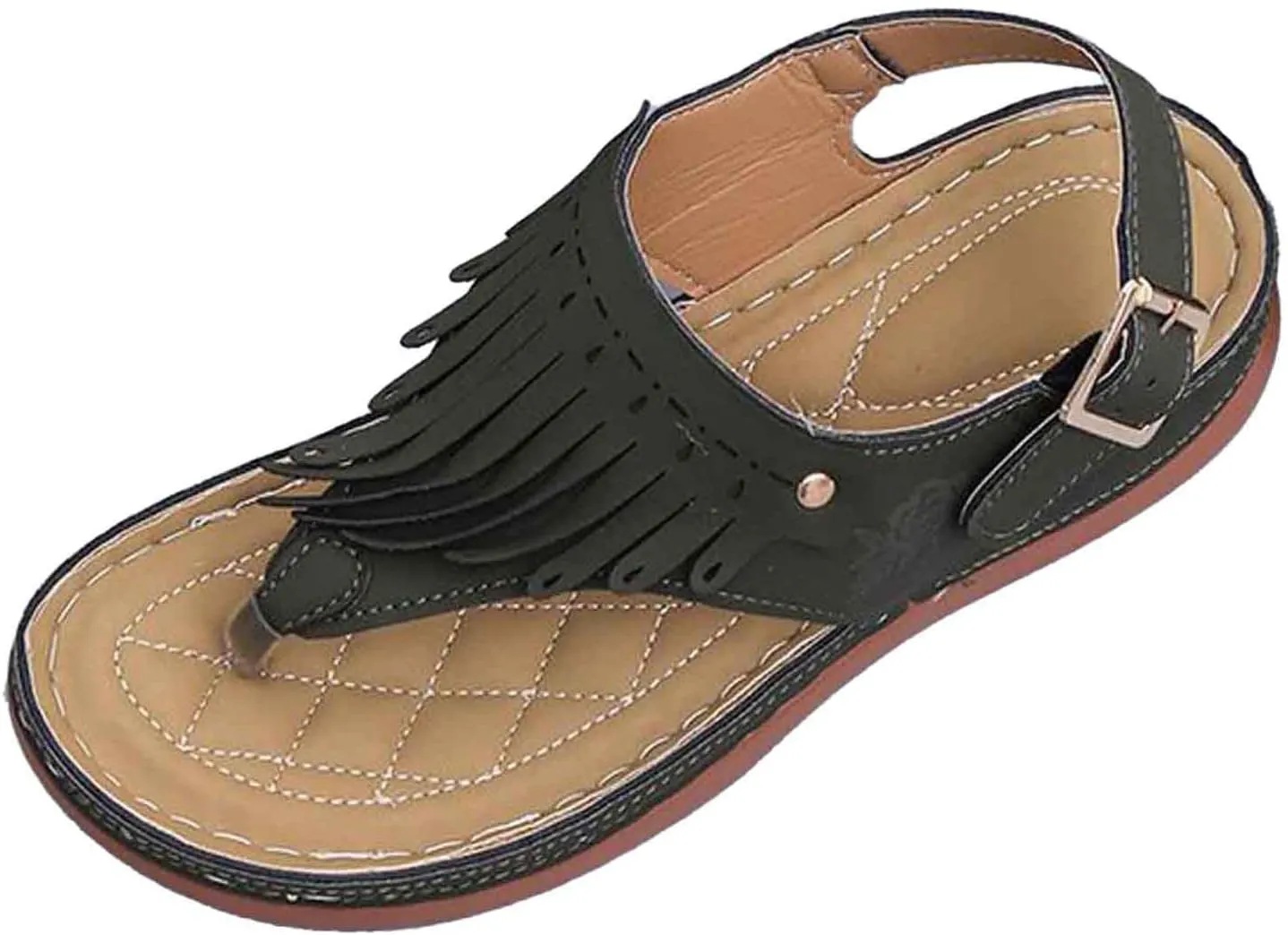 Women's Comfortable Wedge Flip Flop Sandals Non Slip Durable for Casual Walking Beach Outdoor Summer Vacation