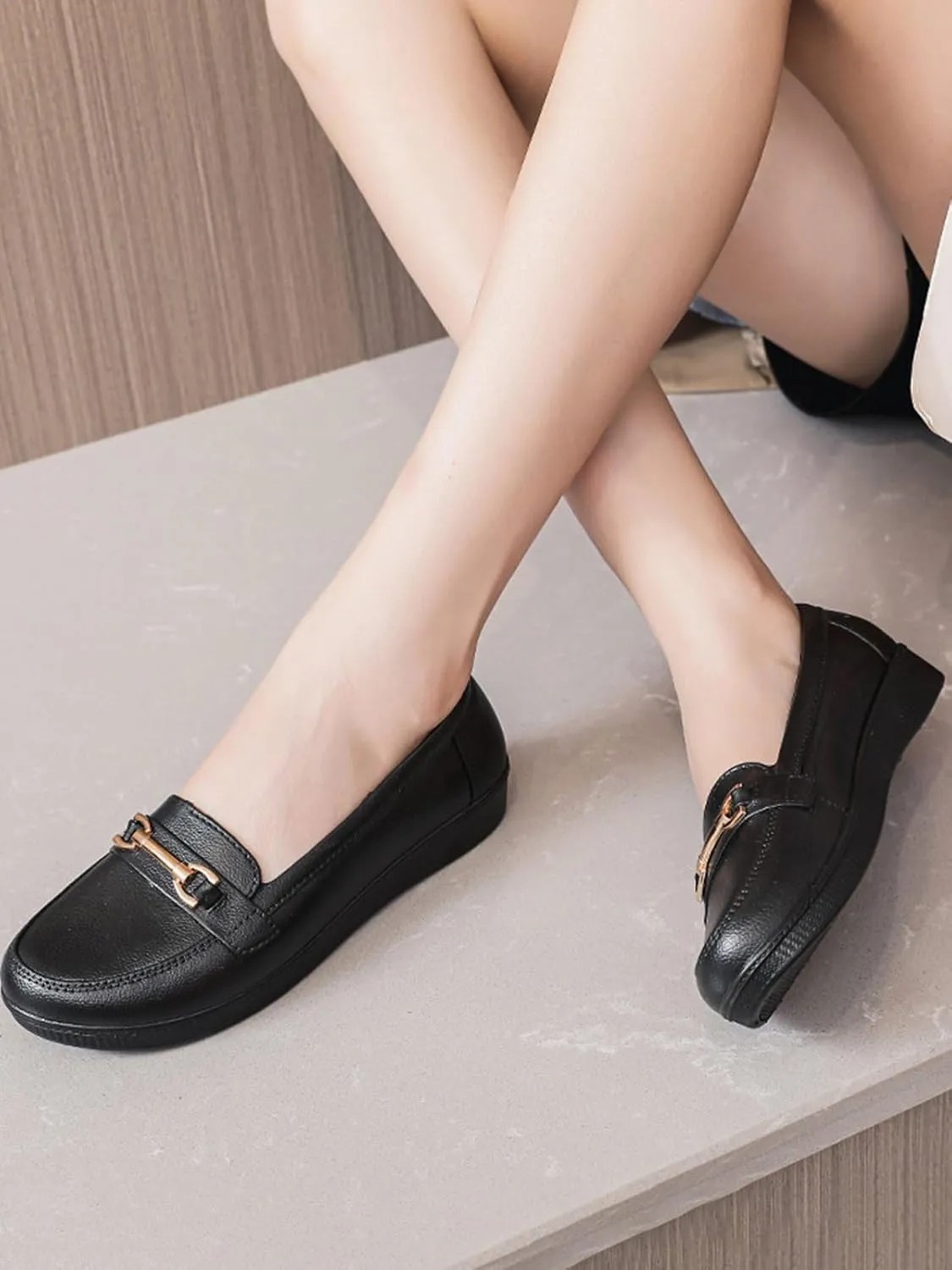 Women's Loafers, Slip-on, Non-Slip, Comfortable Shoes for Driving, Walking and Working, Lightweight Breathable Shoes